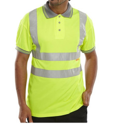 Hi Vis  Short Sleeve Polo