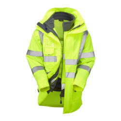 Leo  Hi Vis 3 in 1 Clovelly Coat (with fleece)
