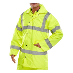 BSeen Hi Vis L/weight Rain Jacket