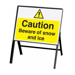 Caution Beware of Snow And Ice Sign (450 x 600mm)