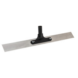 600mm Double Edge Rake V Notch Teeth 3mm